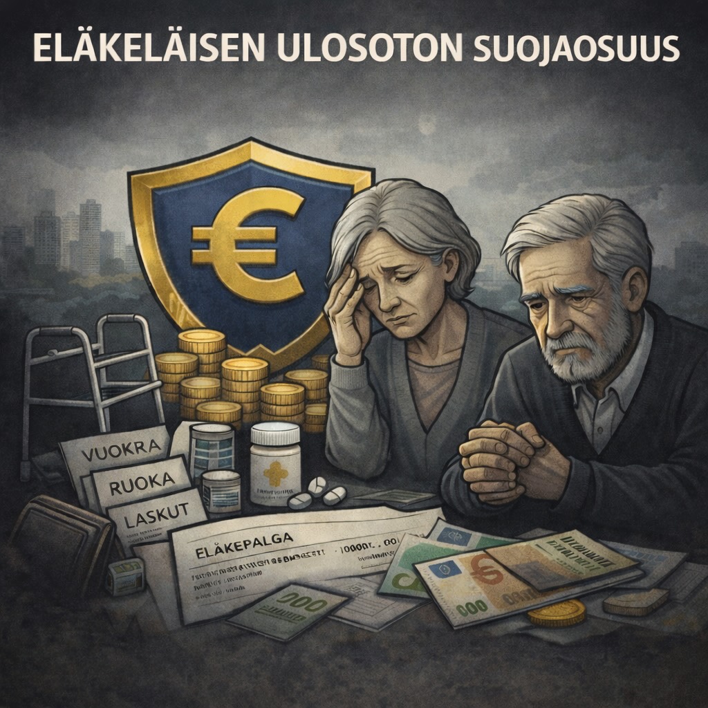 Eläkeläisen ulosoton suojaosuus