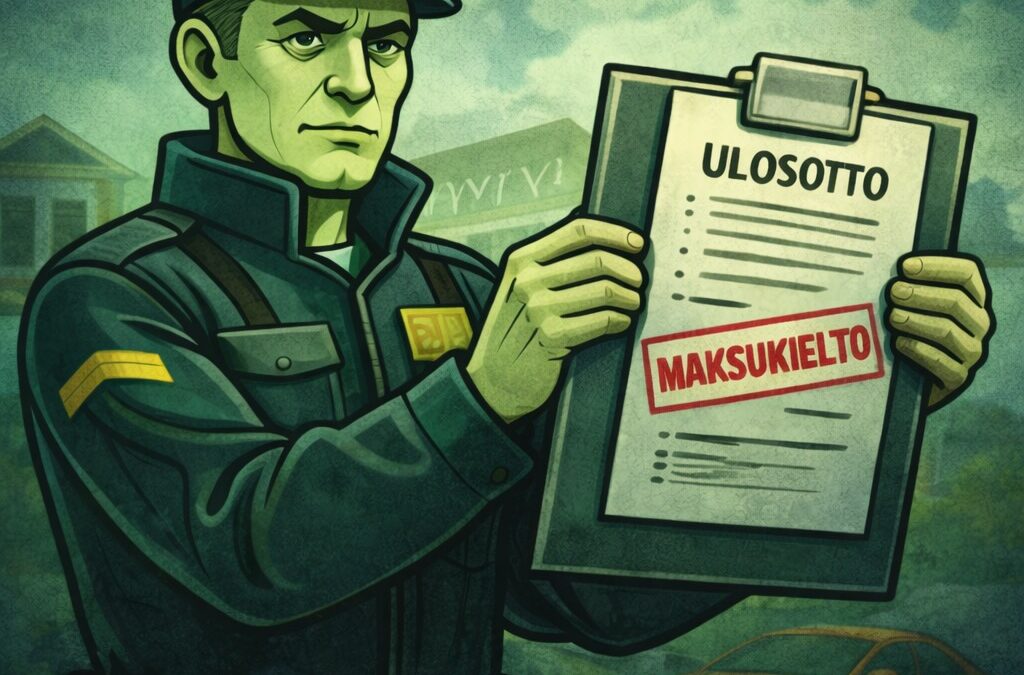 Ulosotto kun palkka maksetaan kaksi kertaa kuussa