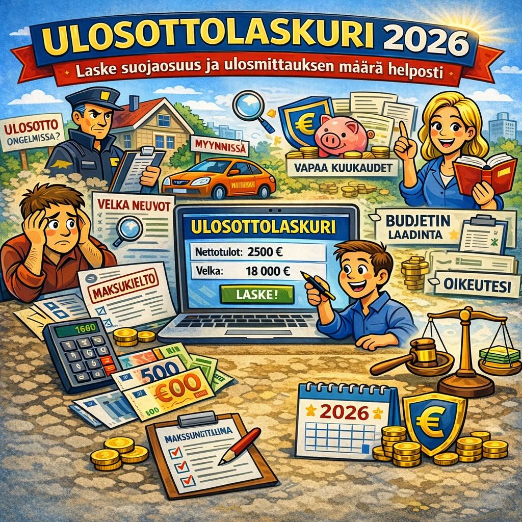ulosottolaskuri 2026 ulosottolaskuri 2026